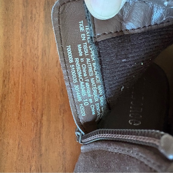 Gymboree Sunflower Smiles Harvest Fall Brown Suede Boots Booties Toddler Size 10 - Picture 6 of 7